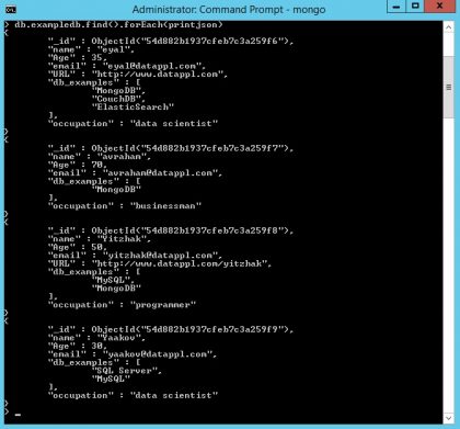 שאילתות MongoDB למדען נתונים